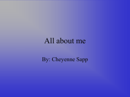 Cheyenne Sapp