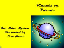 Planets on Parade - Mr. Munoz Tech Center
