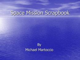 Space Mission Scrapbook - Willoughby