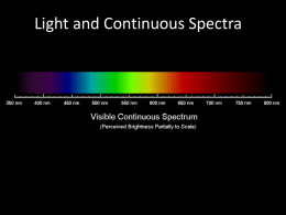 electromagnetic spectrum and spectroscopy