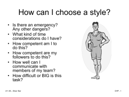 How can I choose a style? - 2137 Calgary Highlanders Cadet Corps