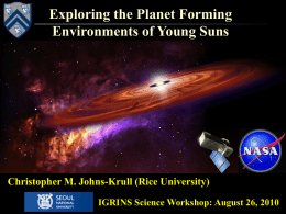 Exploring the Planet Forming Environments of Young Suns