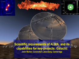 Scientific requirements of ALMA, and its capabilities for key