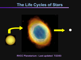 Life Cycles of Stars