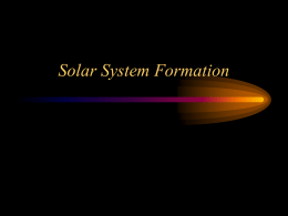 Solar System Formation: Chapter 21