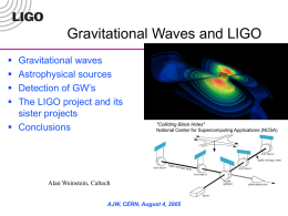 LIGO I - Indico