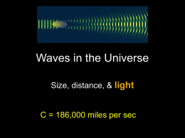Wave in the universe - Gallaudet University