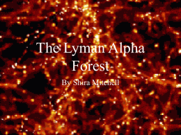 The Lyman Alpha Forest