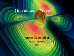 Gravity Waves - Department of Physics