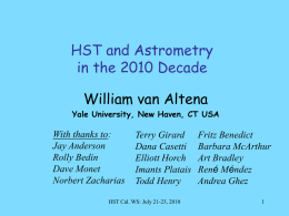 Current astrometric surveys