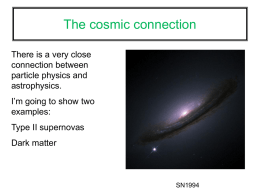 The cosmic connection