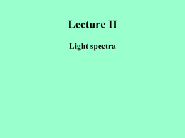 Chapter 4: Spectroscopy