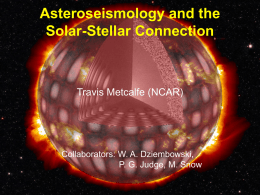 Asteroseismology and the Solar