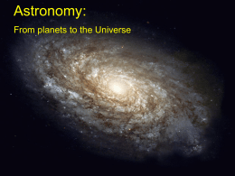 PowerPoint on Introduction to Astronomy