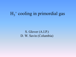 H 3 + cooling in primordial gas