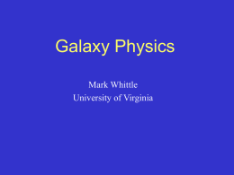 Galaxy Physics - TAPIR at Caltech