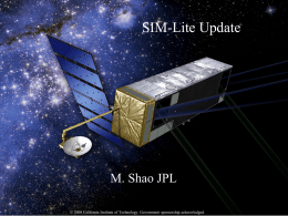 SIM-Lite Space Astrometric Observatory
