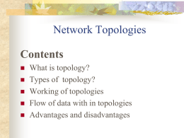 New Network Topologies