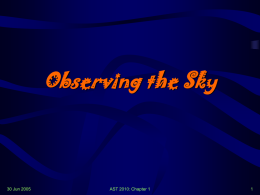 Sky & Astronomy - Wayne State University Physics and Astronomy