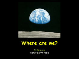 Where are we? - ThinkChemistry