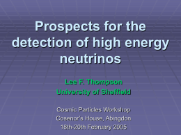 Acoustic Detection of Cosmic Ray Neutrinos