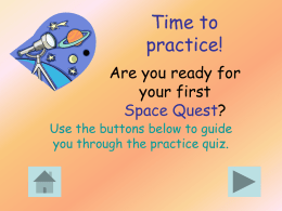 Interactive Vocabulary Review for Outer Space Indicator