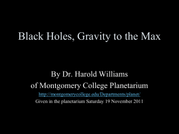 BlackHoles2011 - Montgomery College