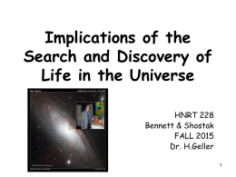 Implications of the Search and Discovery of Life in the Universe
