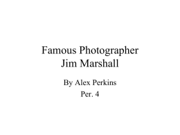 Famous Photographer
