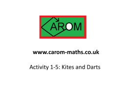 Carom 1-5: Kites and Darts
