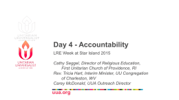 Day 4 – Accountability - Lifespan Religious Education Week at Star