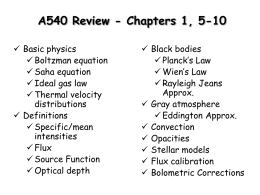 A540 Review - Chapters 1, 5-10