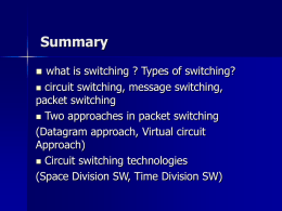 Slides of Basic Switching