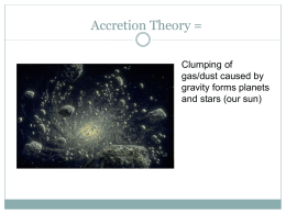 Formation of the Solar System