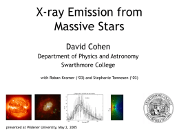 ppt - Astronomy at Swarthmore College