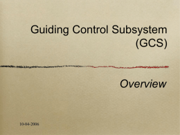 GCS_Overview_2006-10-04.ppt