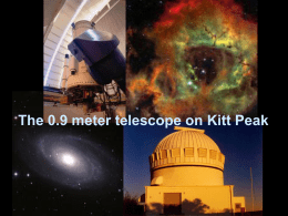 The 0.9 meter telescope on Kitt Peak