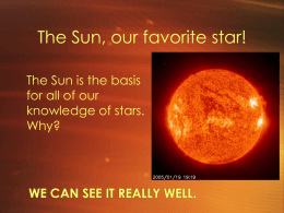 The Sun is a ball of gas!
