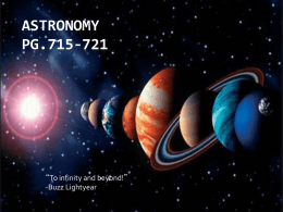 Astronomy ppt