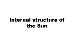 Die Entstehung der Sonne
