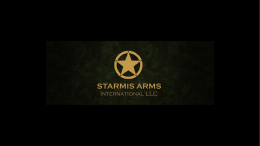 Our Catalogue - Starmis Arms International LLC