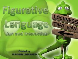 Figurative Language - Galena Park ISD Moodle