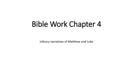 Bible Work Chapter 4