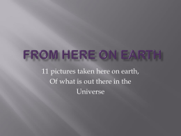 From Here on Earth