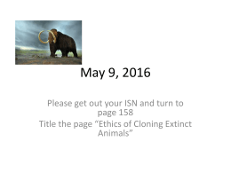 mammoth extinction