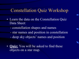 constellations - Otterbein University
