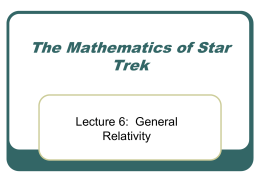 The Mathematics of Star Trek