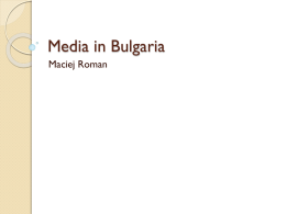 Media in Bulgaria