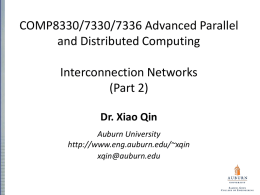 Lec02c-Interconnection Networks Part 2x