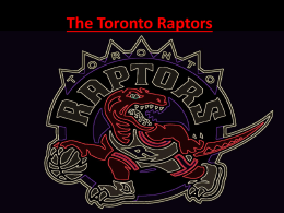 The Toronto Raptors - BTT 101 Matey Juric